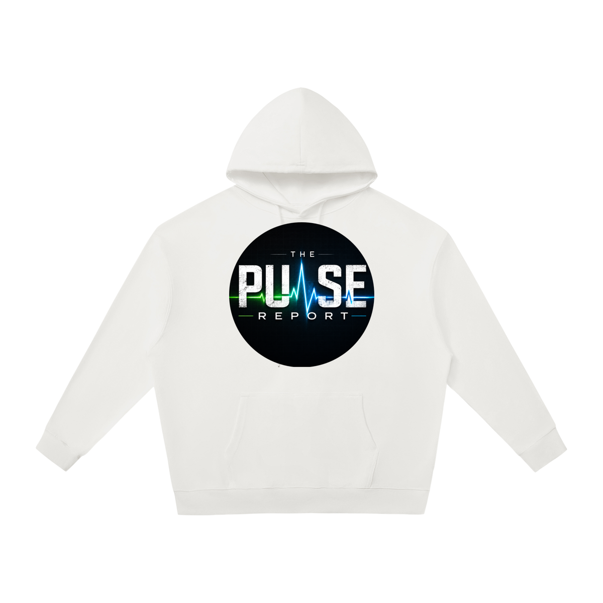 Unisex Relaxed Pullover Hoodie- (Pulse Beat)
