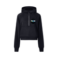 Cropped Half-Zip Hoodie- (Pulse Beat)