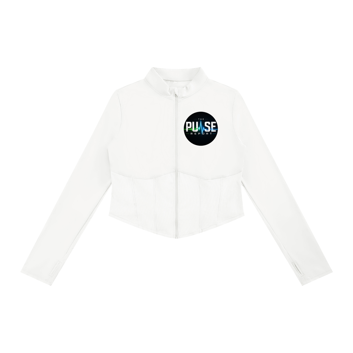 Women's Slim Fit Full-Zip Yoga Jacket- (Pulse Beat)