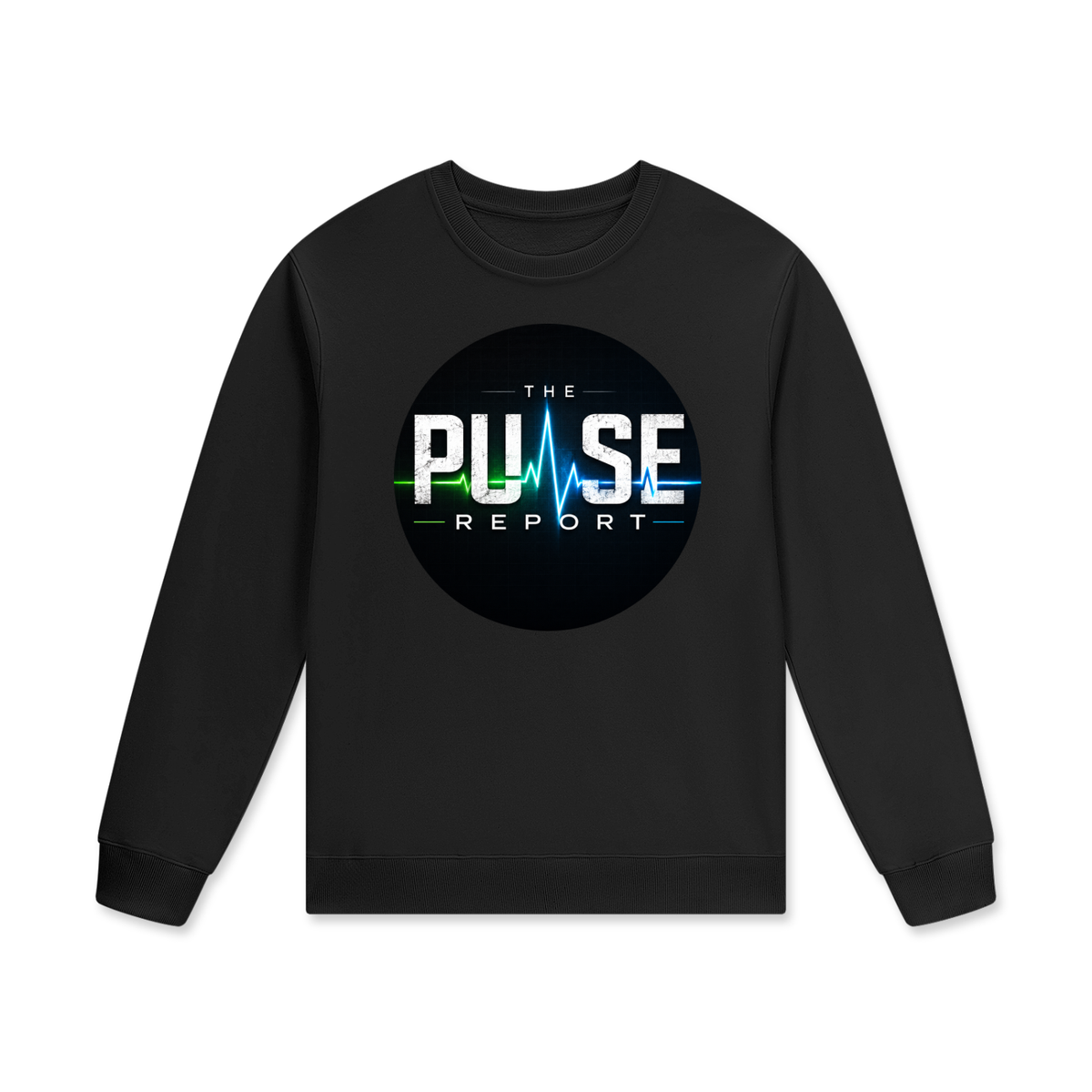Crew Neck Drop Shoulder Long Sleeve Shirt- (Pulse Beat)