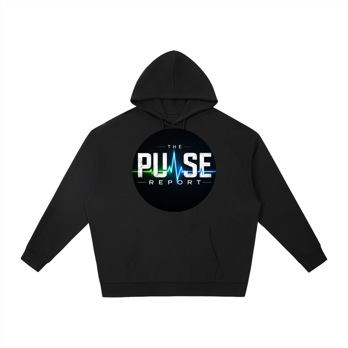 Unisex Relaxed Pullover Hoodie- (Pulse Beat)