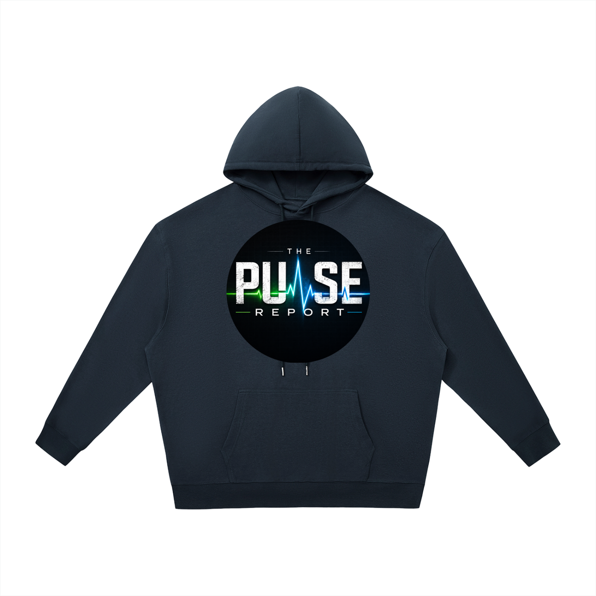 Unisex Relaxed Pullover Hoodie- (Pulse Beat)