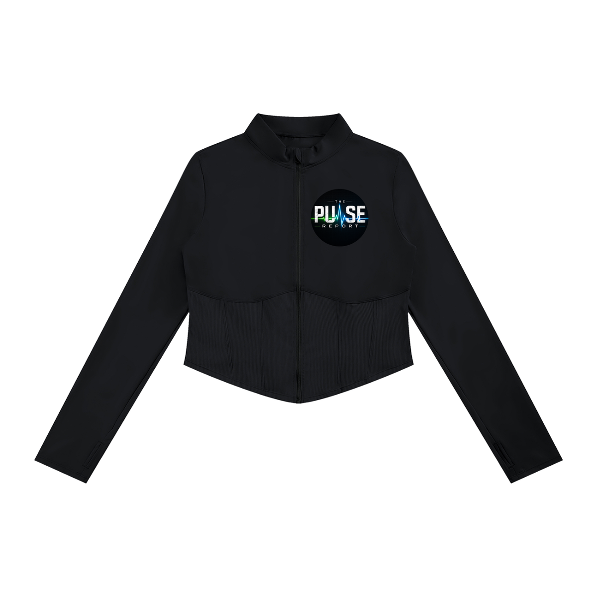 Women's Slim Fit Full-Zip Yoga Jacket- (Pulse Beat)